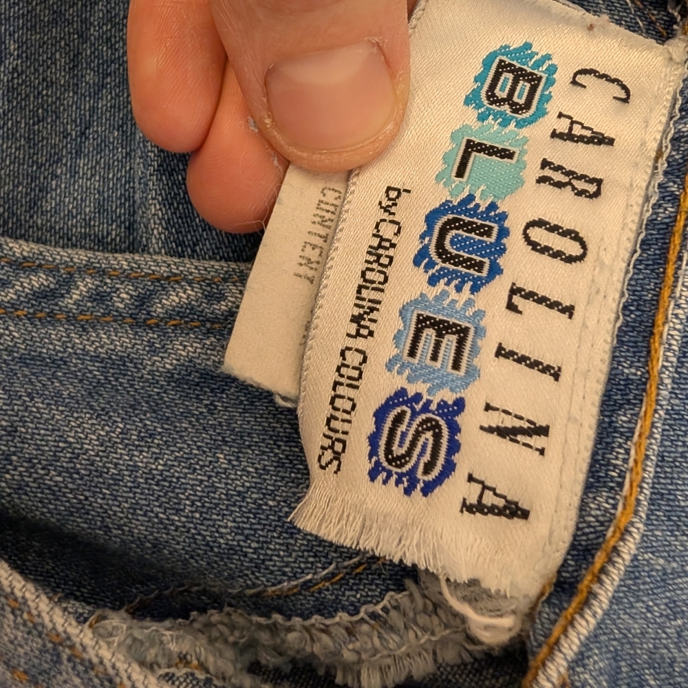 Carolina Blues Vintage Denim Button-Down Dress Size 7/8 100%cotton - Picture 9 of 9